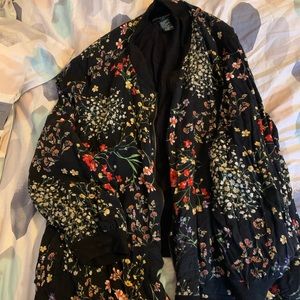 Cynthia Rowley Bomber Style Floral Jacket